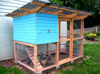 Indiana chicken coop - plans from TheGardenCoop.com