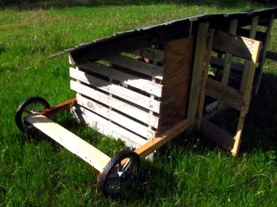 Chicken Coop wheels