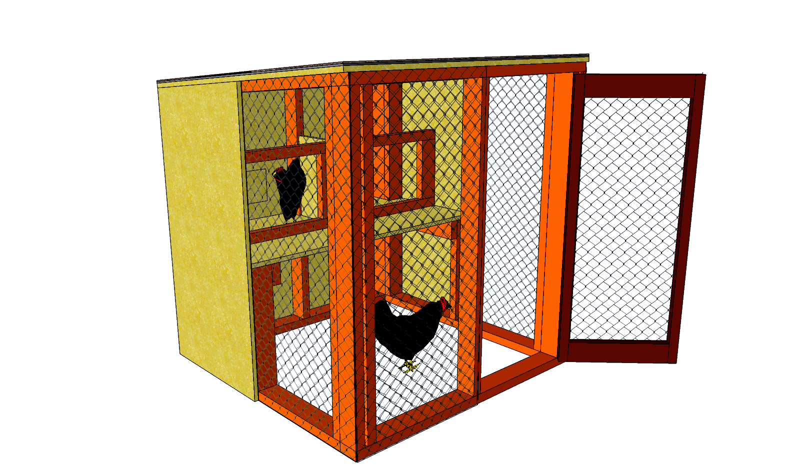 Simple chicken house plans Time     

    One Weekend     

    Related