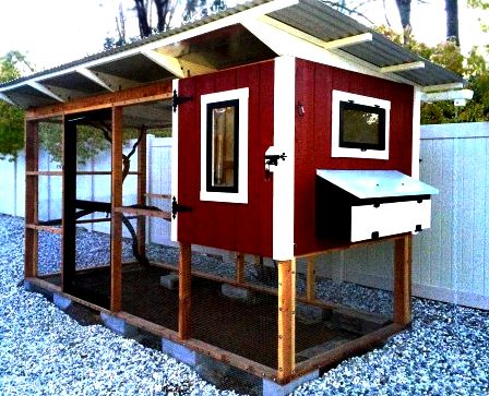 North Carolina chicken coop from plans